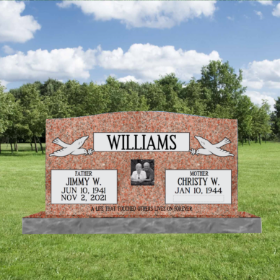 Buy Pink Monument Headstone